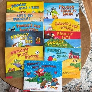 Froggy Series Children's Book Collection (11 paperback books)